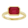 Lab-Grown Ruby | Emerald | 8 x 6mm