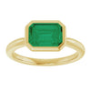Lab-Grown Emerald | Emerald | 8 x 6mm
