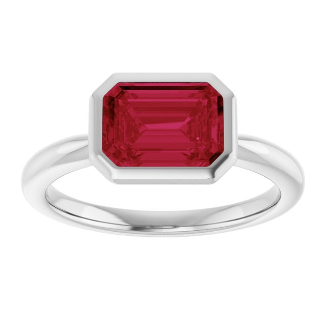 Lab-Grown Ruby | Emerald | 8 x 6mm