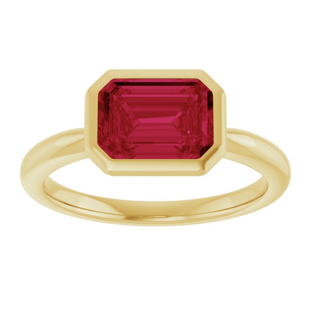 Lab-Grown Ruby | Emerald | 8 x 6mm