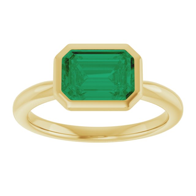 Lab-Grown Emerald | Emerald | 8 x 6mm