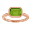 Natural Peridot | Emerald | 8 x 6mm