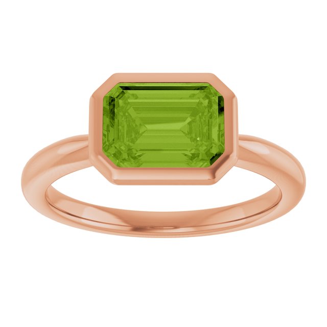 Natural Peridot | Emerald | 8 x 6mm