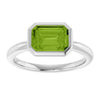 Natural Peridot | Emerald | 8 x 6mm