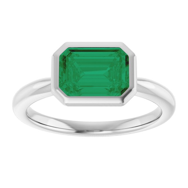 Lab-Grown Emerald | Emerald | 8 x 6mm