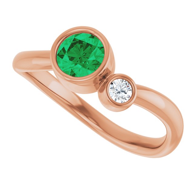 Lab-Grown Emerald | Round | 5mm | Natural Emerald | Round | 5mm