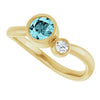 Natural Blue Zircon | Round | 5mm