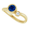 Lab-Grown Blue Sapphire | Round | 5mm | Natural Blue Sapphire | Round | 5mm