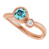 Natural Blue Zircon | Round | 5mm