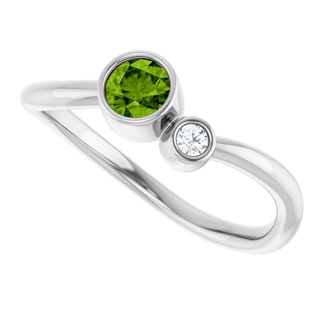 Natural Peridot | Round | 4mm