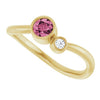 Natural Pink Tourmaline | Round | 4mm