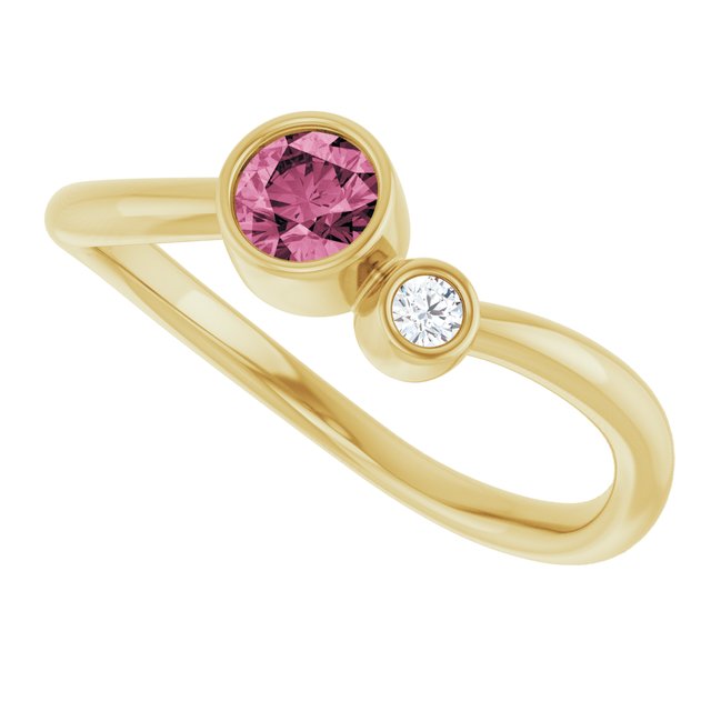 Natural Pink Tourmaline | Round | 4mm