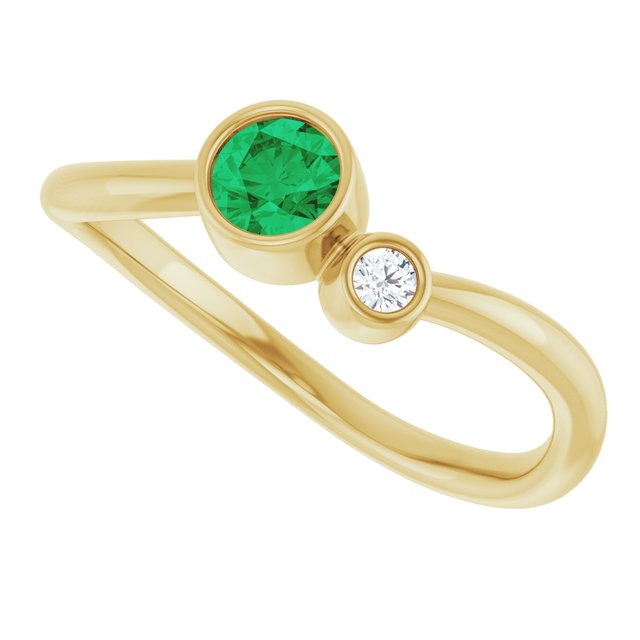 Lab-Grown Emerald | Round | 4mm | Natural Emerald | Round | 4mm