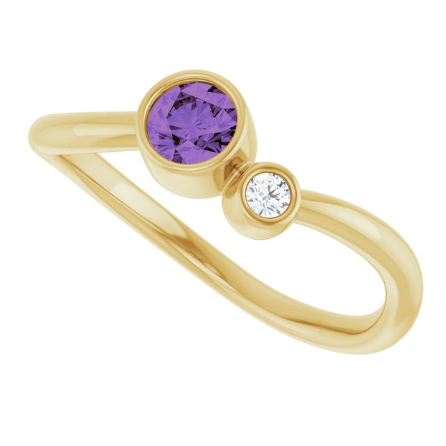 Natural Amethyst | Round | 4mm