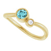 Natural Blue Zircon | Round | 4mm