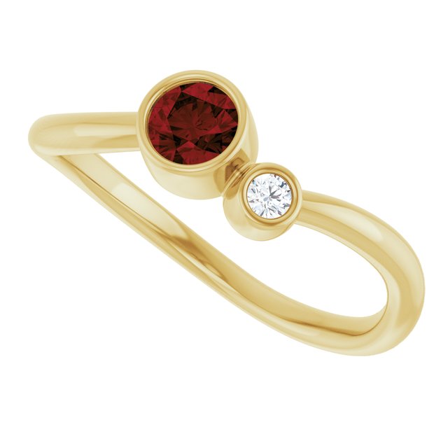 Natural Mozambique Garnet | Round | 4mm