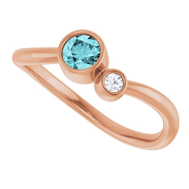 Natural Blue Zircon | Round | 4mm