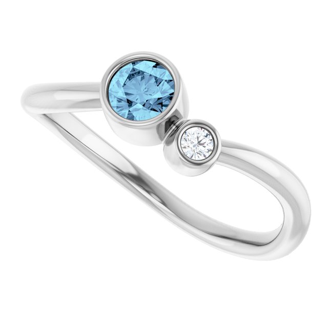 Natural Aquamarine | Round | 4mm
