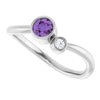 Natural Amethyst | Round | 4mm