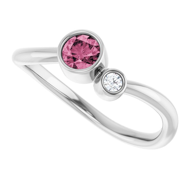 Natural Pink Tourmaline | Round | 4mm