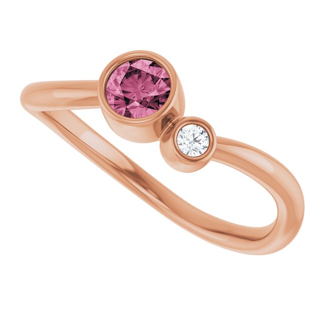 Natural Pink Tourmaline | Round | 4mm