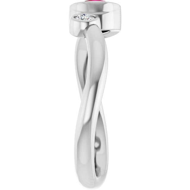Lab-Grown Ruby | Round | 5mm | Natural Ruby | Round | 5mm