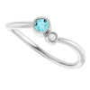 Natural Blue Zircon | Round | 3mm