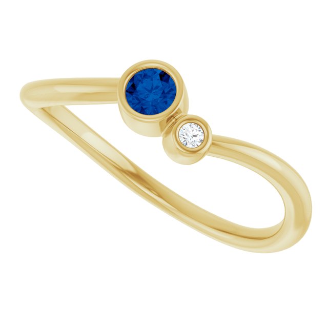 Natural Blue Sapphire | Round | 3mm | Lab-Grown Blue Sapphire | Round | 3mm