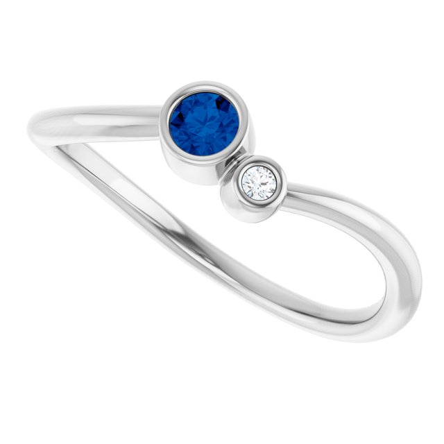 Natural Blue Sapphire | Round | 3mm | Lab-Grown Blue Sapphire | Round | 3mm