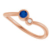 Natural Blue Sapphire | Round | 3mm | Lab-Grown Blue Sapphire | Round | 3mm
