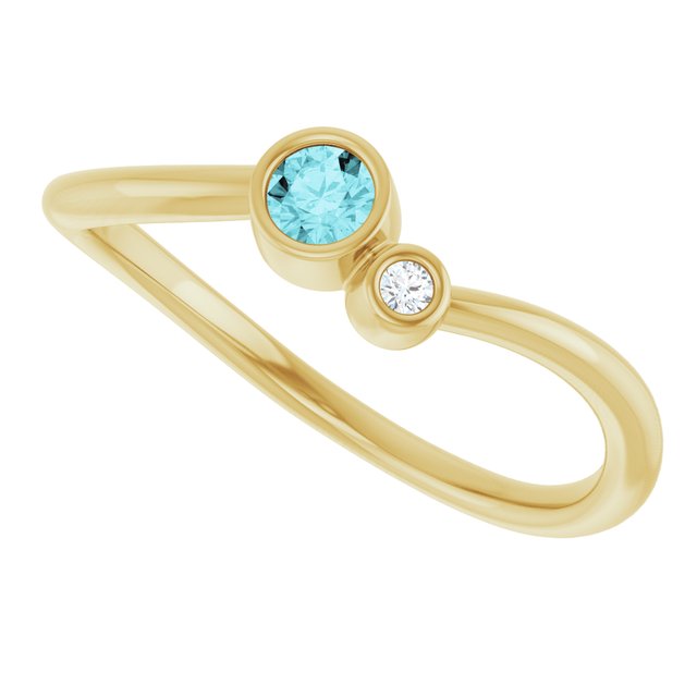 Natural Blue Zircon | Round | 3mm