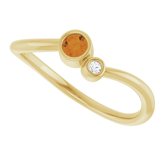 Natural Citrine | Round | 3mm