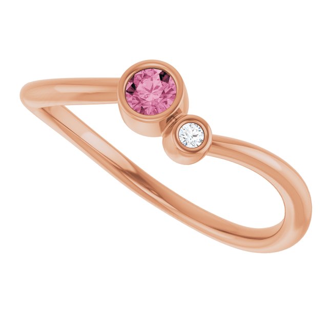 Natural Pink Tourmaline | Round | 3mm