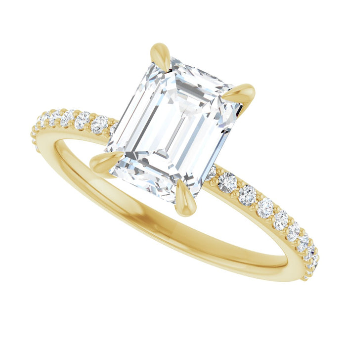 14K Yellow | Emerald