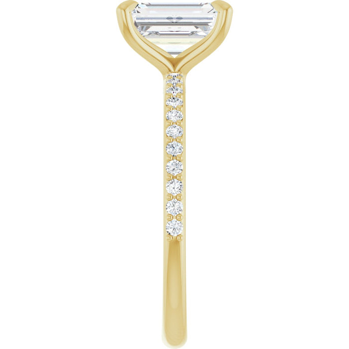 14K Yellow | Emerald