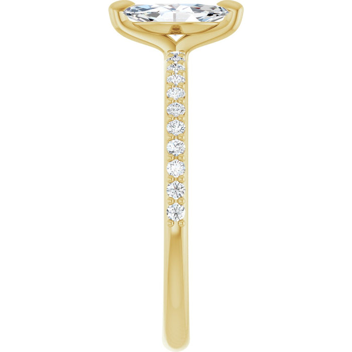 14K Yellow | Marquise