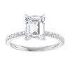 14K White | Emerald