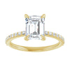 14K Yellow | Emerald