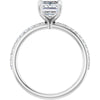14K White | Emerald