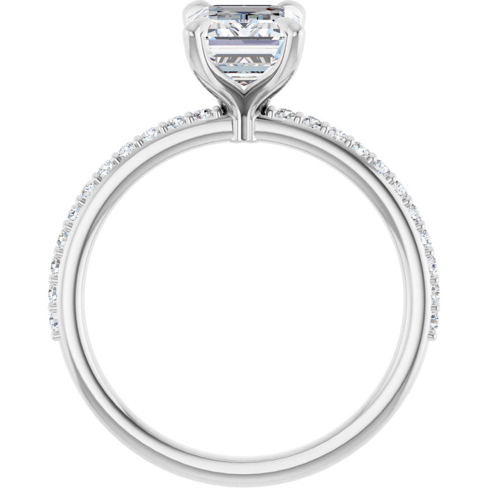 14K White | Emerald
