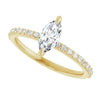 14K Yellow | Marquise