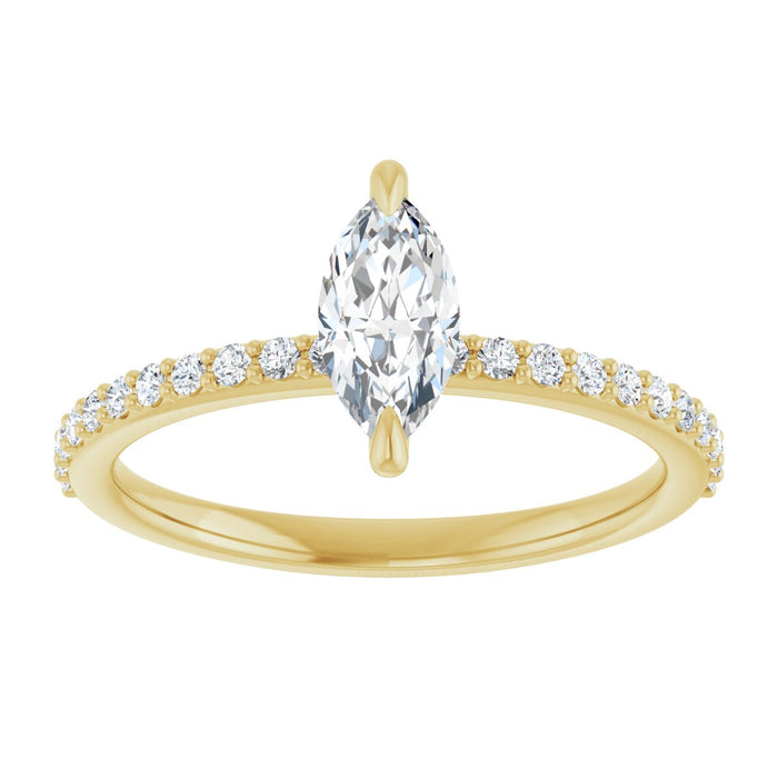 14K Yellow | Marquise
