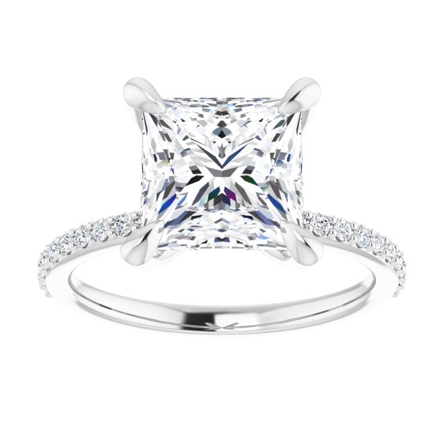 14K White | Square