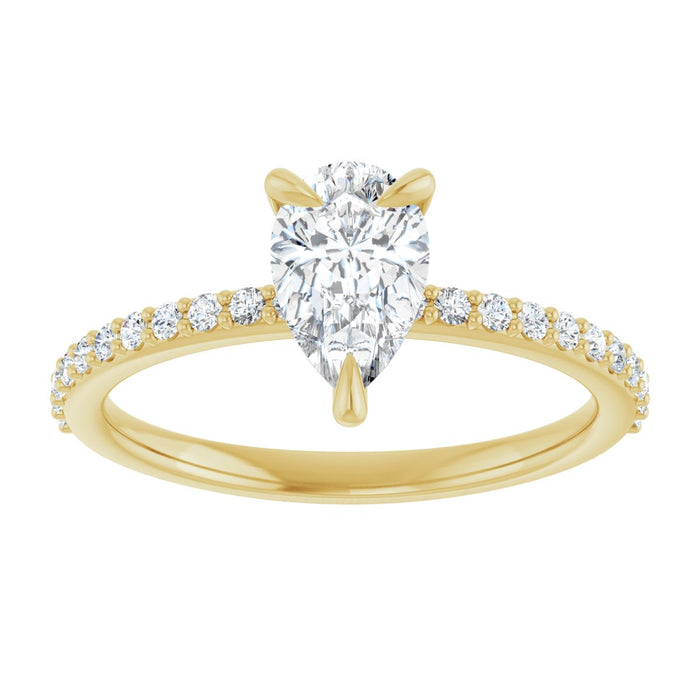 14K Yellow | Pear