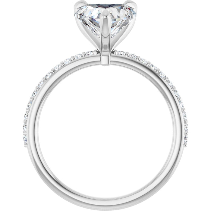 14K White