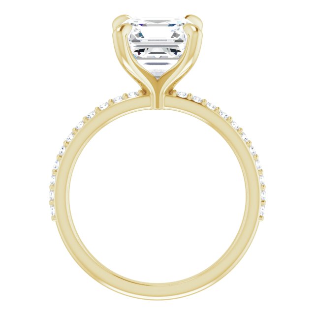 14K Yellow | Asscher