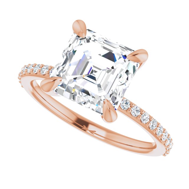 14K Rose | Asscher
