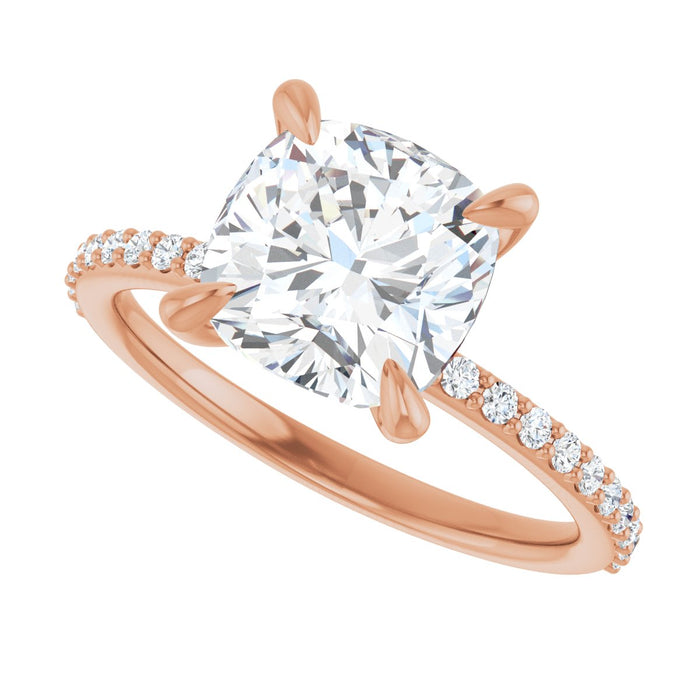 14K Rose | Cushion