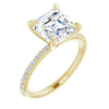 14K Yellow | Asscher