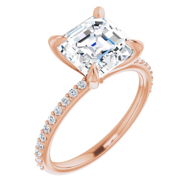 14K Rose | Asscher